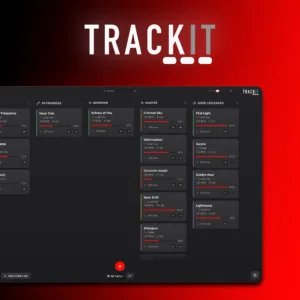 Trackit - To-Do list and task manager for music producers dark